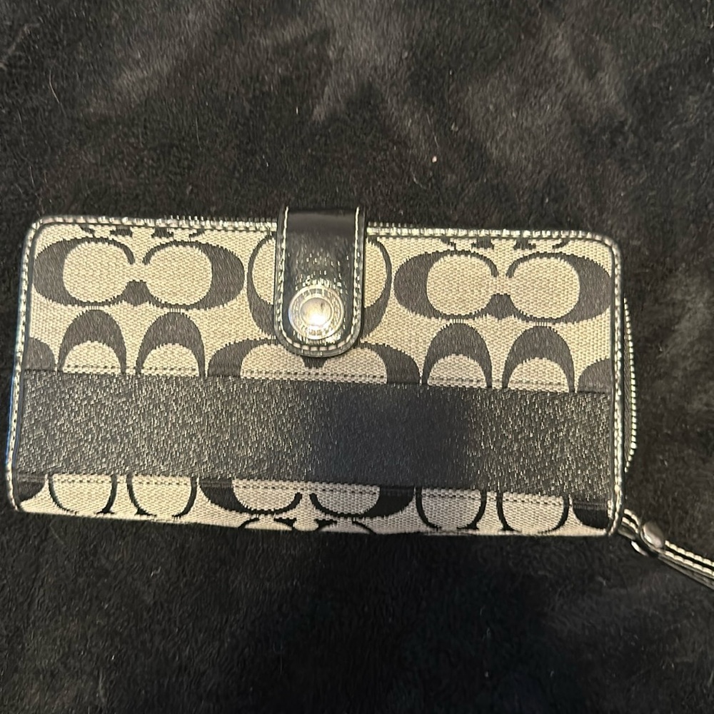 Coach full size wallet